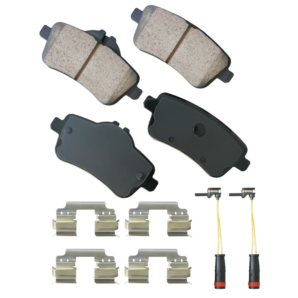 AKEBONO BRAKE CORPORATION EUR1630A Brake Pads Rear Mercedes GLE300d 16 GLE350 16-17