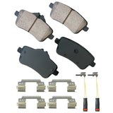 AKEBONO BRAKE CORPORATION EUR1630 Brake Pads Rear Mercedes CLA45 14-17 GL350 13-16