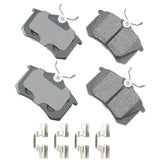 AKEBONO BRAKE CORPORATION EUR340B Brake Pads Rear Audi A3 11-13 A4 00-06