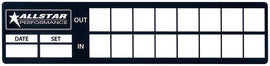 ALLSTAR PERFORMANCE 047-40 Tire Log Decals 40pk