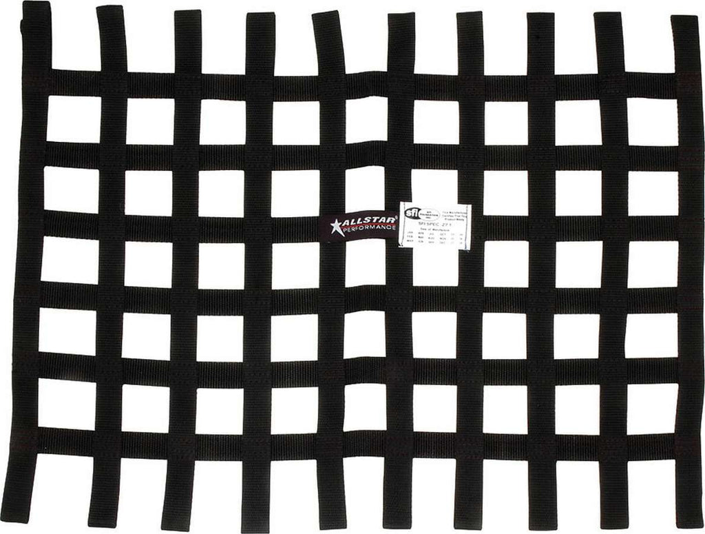 ALLSTAR PERFORMANCE 10295 Window Net Loop Style 18 x 24 SFI Black