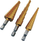 ALLSTAR PERFORMANCE 11040 Step Drill Set 3pc
