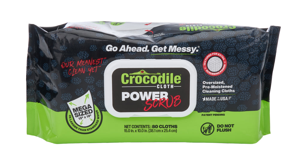 ALLSTAR PERFORMANCE ALL12018 ALLSTAR Performance Croc Cloth Power Scrub Cleaning Wipes (80 Pack)