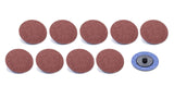 ALLSTAR PERFORMANCE 12107 Twist Lock Sanding Disc 2in 120 Grit 10pk