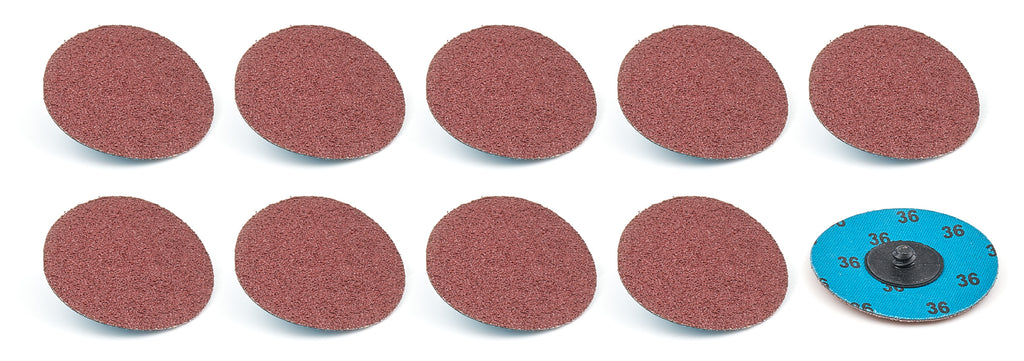 ALLSTAR PERFORMANCE ALL12109 ALLSTAR PERFORMANCE ALL12109 Twist-Lock Sanding Discs, 3-Inch, 36 Grit, 10-Pack