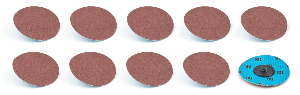 ALLSTAR PERFORMANCE ALL12111 ALLSTAR PERFORMANCE ALL12111 Twist-Lock Sanding Discs, 3-Inch, 80 Grit, 10-Pack