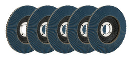 ALLSTAR PERFORMANCE 12121-5 Flap Discs 60 Grit 4-1/2in with 7/8in Arbor