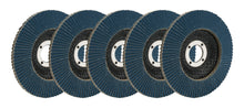 Load image into Gallery viewer, ALLSTAR PERFORMANCE 12123-5 Flap Discs 120 Grit 4-1/2in with 7/8in Arbor