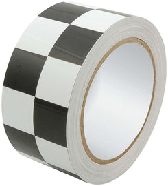 ALLSTAR PERFORMANCE 14149 Racers Tape 2in x 45ft Checkered Black/White