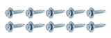 ALLSTAR PERFORMANCE 16555 Body Bolt 1-1/8in 10pk Silver
