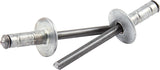 ALLSTAR PERFORMANCE 18070 Med Hd Rivet Silver 250pk Multi Grip Alum