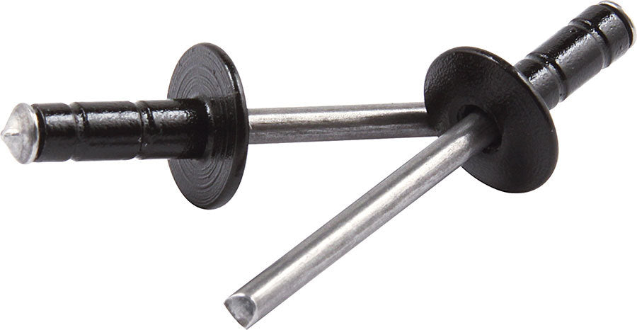 ALLSTAR PERFORMANCE 18071 Med Hd Rivet Black 250pk Multi Grip Alum Mandrel