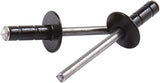 ALLSTAR PERFORMANCE 18071 Med Hd Rivet Black 250pk Multi Grip Alum Mandrel