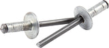 ALLSTAR PERFORMANCE 18074 Med Hd Rivet Silver 250pk Multi Grip Alum