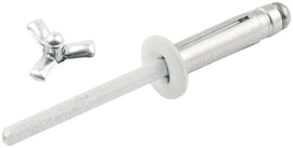 ALLSTAR PERFORMANCE 18080 Sm Hd Rivet 250pk White Flange Type