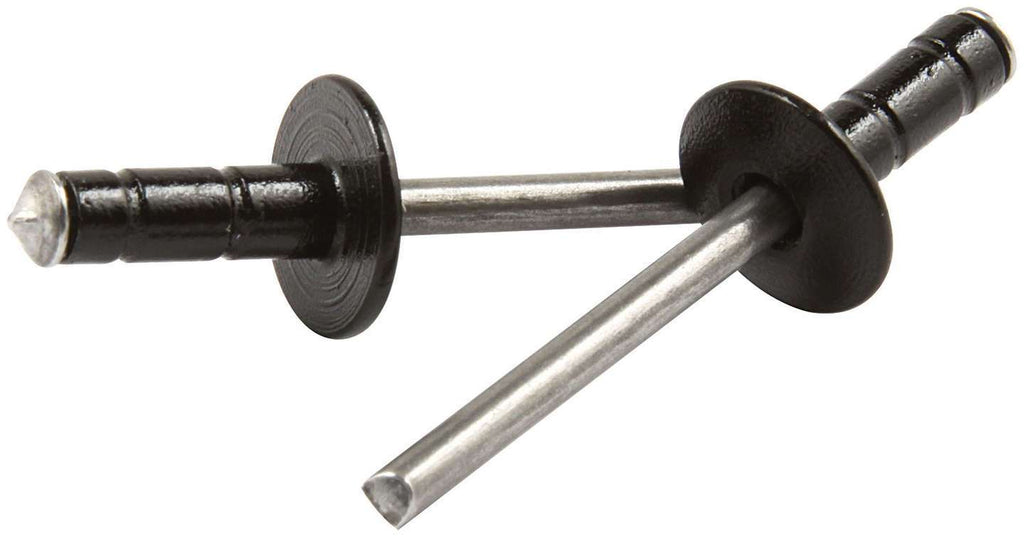 ALLSTAR PERFORMANCE 18091 Med Hd Rivet Black 250pk Multi Grip