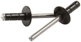 ALLSTAR PERFORMANCE 18091 Med Hd Rivet Black 250pk Multi Grip