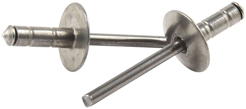 ALLSTAR PERFORMANCE 18094 Lg Hd Rivet Silver 250pk Multi Grip