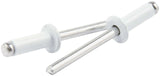 ALLSTAR PERFORMANCE 18116 Sm Hd Rivet White Alum 250pk