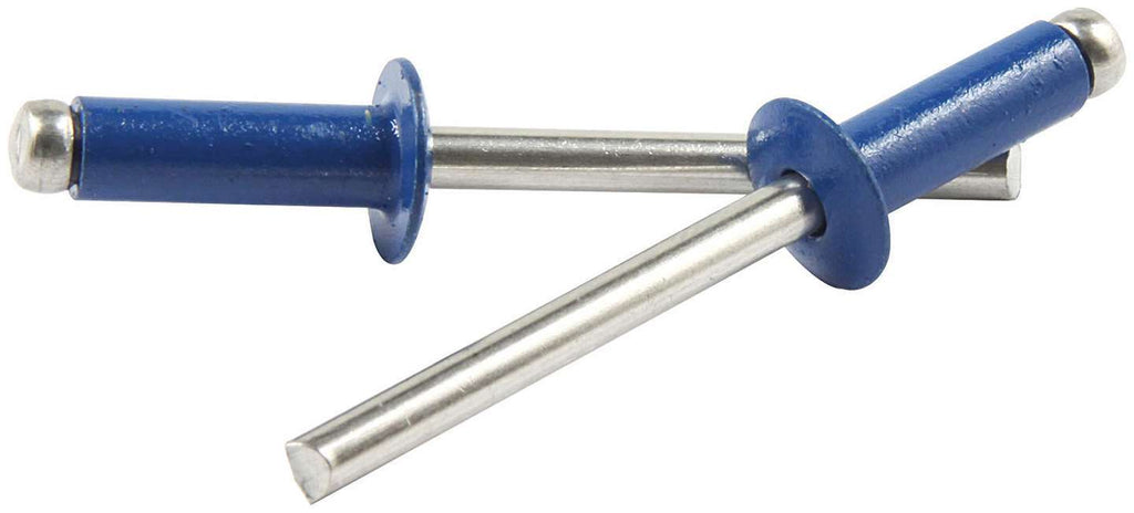ALLSTAR PERFORMANCE 18135 Sm Hd Rivet Blue Alum 250pk Chevron
