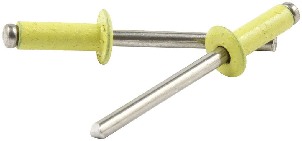 ALLSTAR PERFORMANCE 18139 Sm Hd Rivet Yellow Alum 250pk