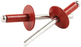 ALLSTAR PERFORMANCE 18164 Lg Hd Rivet Red Alum 250pk
