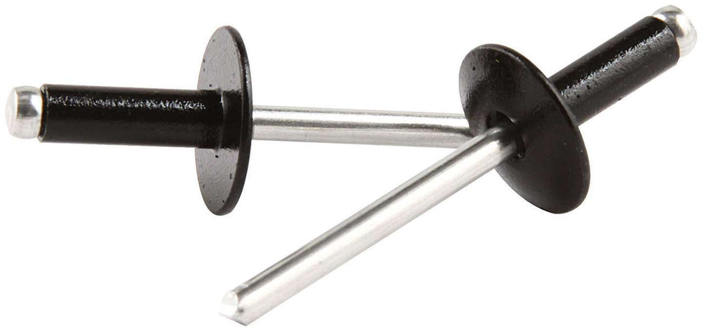 ALLSTAR PERFORMANCE 18170 Lg Hd Rivet Black Alum 250pk