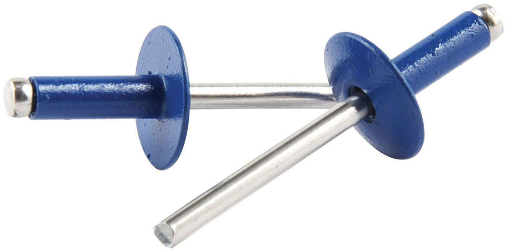 ALLSTAR PERFORMANCE 18177 Lg Hd Rivet Blue Alum 250pk Chevron