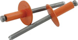 ALLSTAR PERFORMANCE 18178 Lg Hd Rivet 250Pk Orange