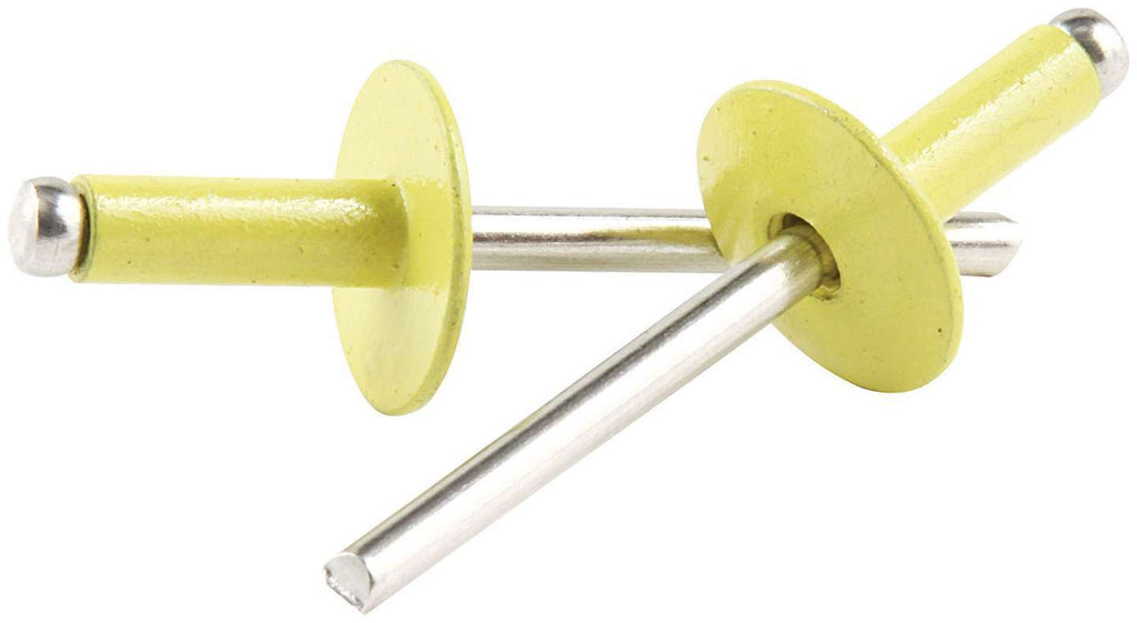 ALLSTAR PERFORMANCE 18181 Lg Hd Rivet Yellow Alum 250pk