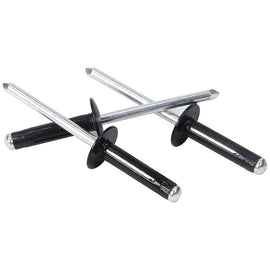 ALLSTAR PERFORMANCE 18187 Md Hd Rivet 250Pk Black Flange Type Alum Mandrel
