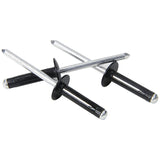 ALLSTAR PERFORMANCE 18187 Md Hd Rivet 250Pk Black Flange Type Alum Mandrel