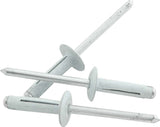 ALLSTAR PERFORMANCE 18188 Md Hd Rivet 250Pk White Flange Type Alum Mandrel