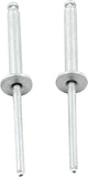 ALLSTAR PERFORMANCE 18199 1/8in Alum Rivet Silver 100Pk Flange Type