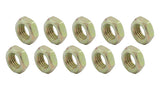 ALLSTAR PERFORMANCE 18255-10 3/8-24 LH Steel Jam Nuts 10pk