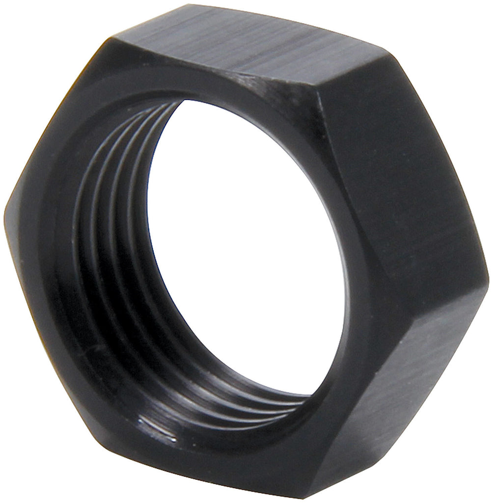 ALLSTAR PERFORMANCE 18289 3/4-16 LH Alum Jam Nuts Thin OD Black 4pk