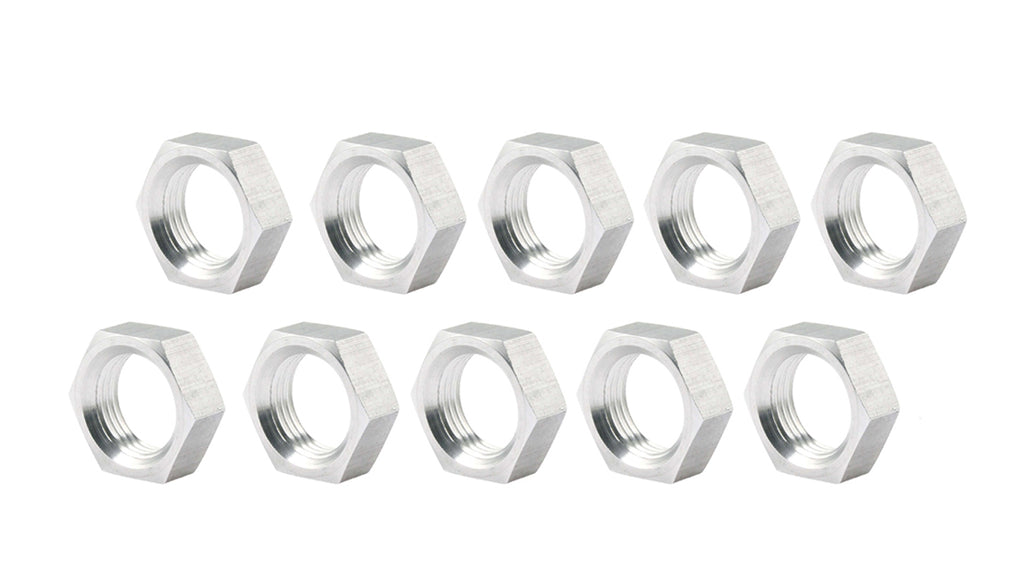 ALLSTAR PERFORMANCE 18296-10 5/8-18 RH Alum Jam Nuts Thin O.D. 10pk