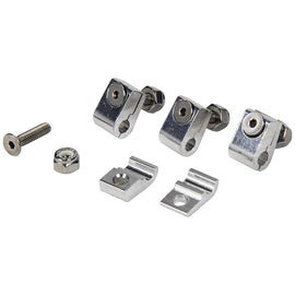 ALLSTAR PERFORMANCE 18320 2pc Alum Line Clamps 3/16in 4pk