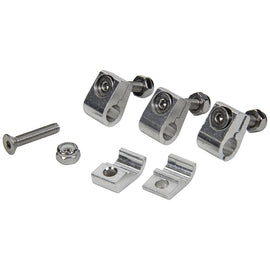 ALLSTAR PERFORMANCE 18322 2pc Alum Line Clamps 5/16in 4pk