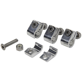 ALLSTAR PERFORMANCE 18323 2pc Alum Line Clamps 3/8in 4pk