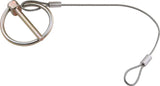 ALLSTAR PERFORMANCE 18462 Flip-Over Clip 3/16in w/ 10in Lanyard