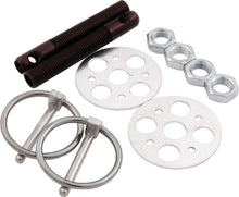 Load image into Gallery viewer, ALLSTAR PERFORMANCE 18473 LW Alum Hood Pin Kit 3/8in Black