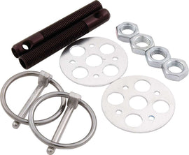 ALLSTAR PERFORMANCE 18473 LW Alum Hood Pin Kit 3/8in Black
