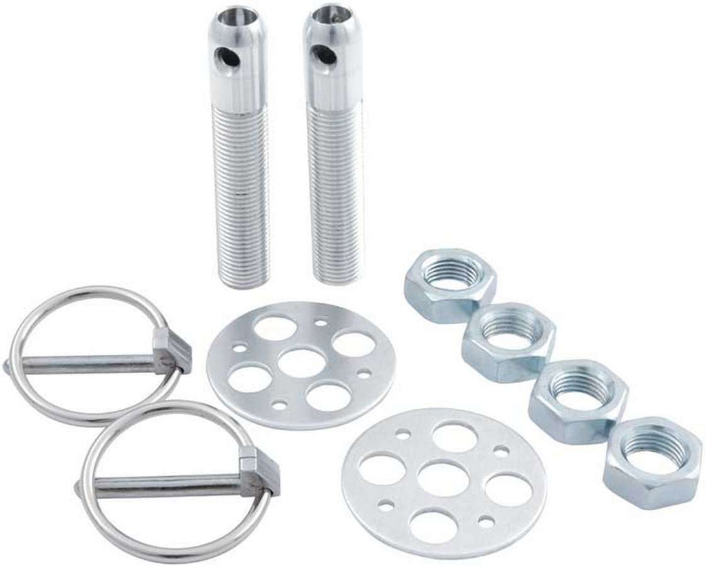ALLSTAR PERFORMANCE 18476 LW Alum Hood Pin Kit 1/2in Silver