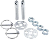 ALLSTAR PERFORMANCE 18476 LW Alum Hood Pin Kit 1/2in Silver