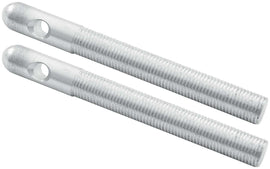 ALLSTAR PERFORMANCE 18487 Aluminum Hood Pins 3/8in Silver 2pk
