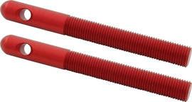 ALLSTAR PERFORMANCE 18488 Aluminum Hood Pins 3/8in Red 2pk