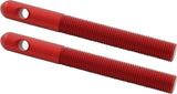 ALLSTAR PERFORMANCE 18488 Aluminum Hood Pins 3/8in Red 2pk