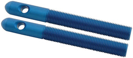 ALLSTAR PERFORMANCE 18489 Aluminum Hood Pins 3/8in Blue 2pk
