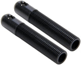 ALLSTAR PERFORMANCE 18495 L/W Aluminum Hood Pins 1/2in Black 2pk